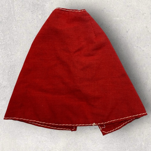 Vintage Barbie 1977 Best Buy Fashion Outfit #9628 Red Skirt & Long Sleeve Blouse - Picture 8 of 12